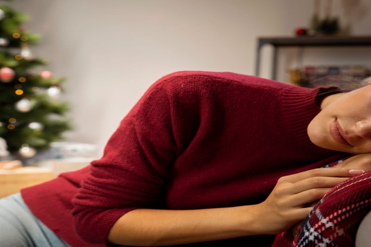 trsiteza en navidad por muerte de un familiar